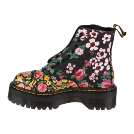 Dr. Martens Dr. shoes Martens Sinclair Bex Floral Mash Up DM27128001 with flowers black 1