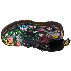 Dr. Martens Dr. shoes Martens Sinclair Bex Floral Mash Up DM27128001 with flowers black 2