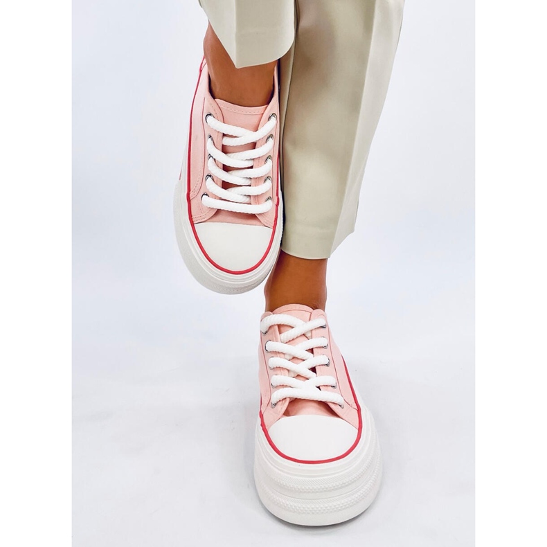 Pink double-soled sneakers 1