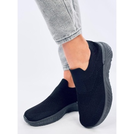 Women's sports sock shoes, black 2