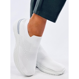 Women's sports sock shoes, white 2