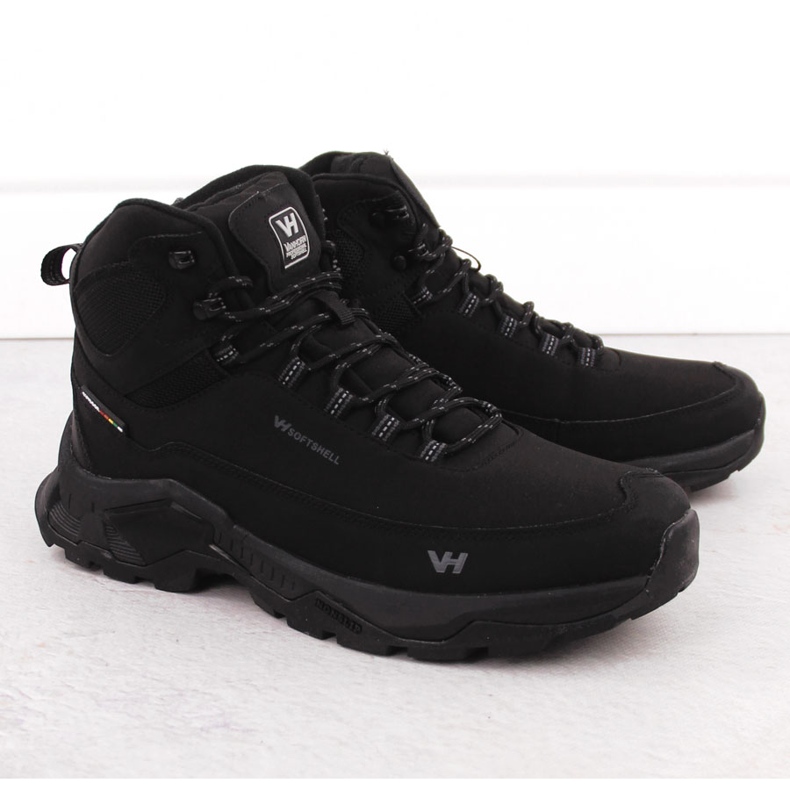 Waterproof men's trekking shoes, black, Vanhorn 99302 1 Waterproof men's trekking shoes, black, Vanhorn 99302 1