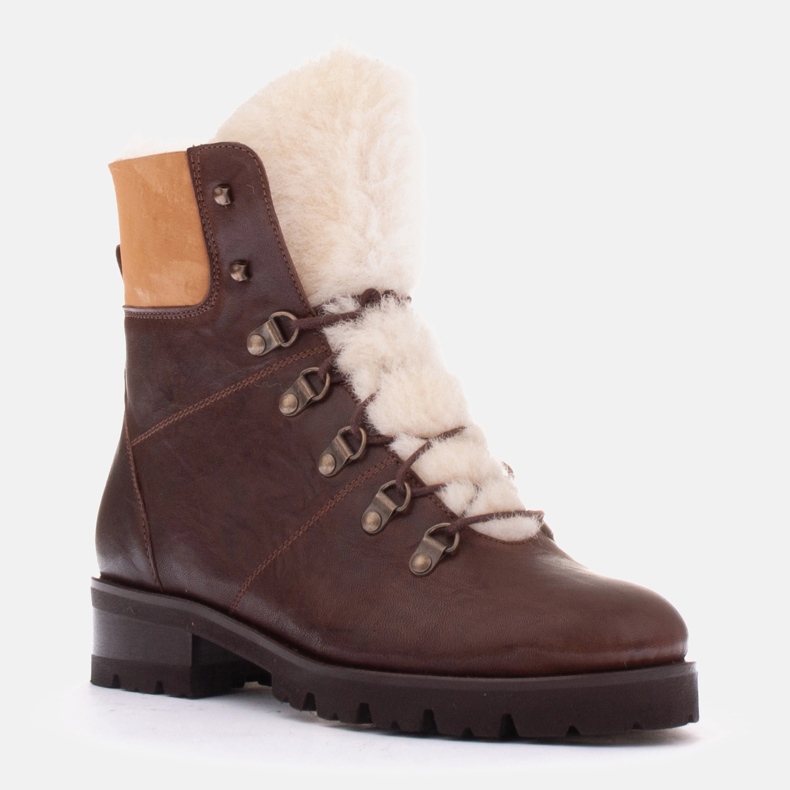 Marco Shoes Women's Boots Insulated with Wool brown 1