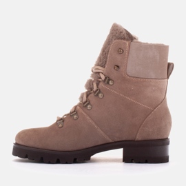 Marco Shoes Women's Boots Insulated with Wool beige 1