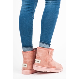 Bella Paris Suede snow boots pink 1