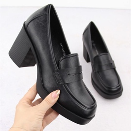 Potocki W 12451 WOL265A high-heeled shoes black 1