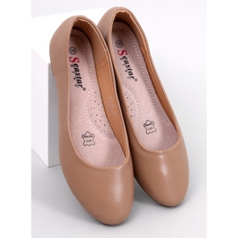Seastar Ballet flats with a beige-khaki leather insert 1