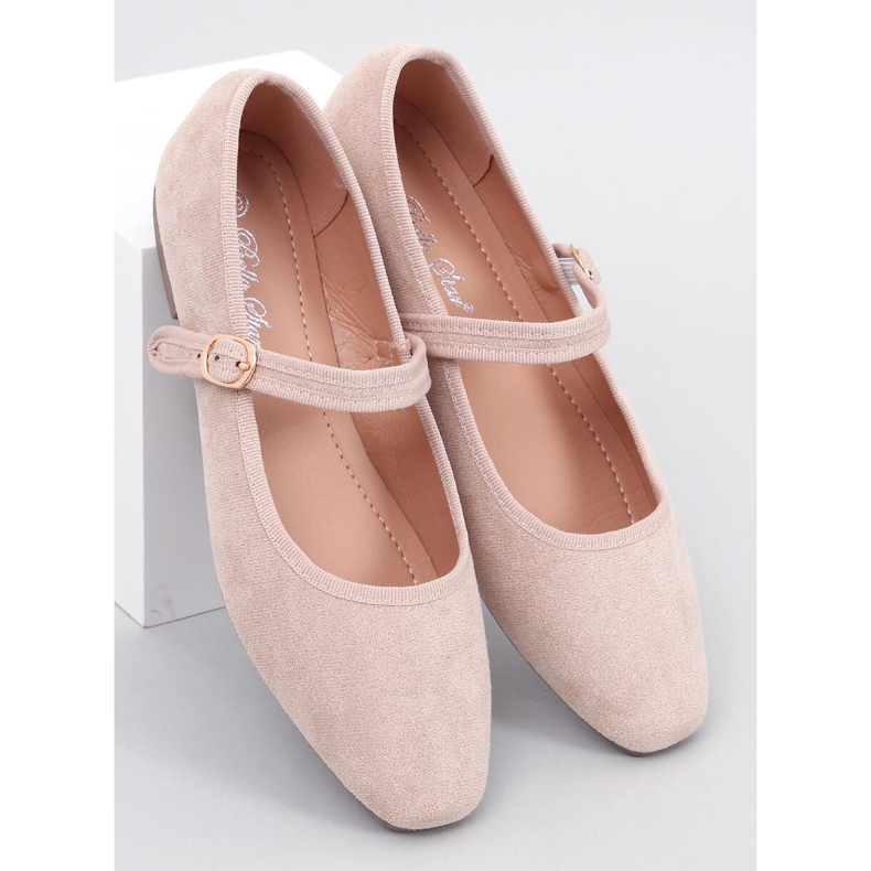 Mary Jane Beige style ballet flats 1