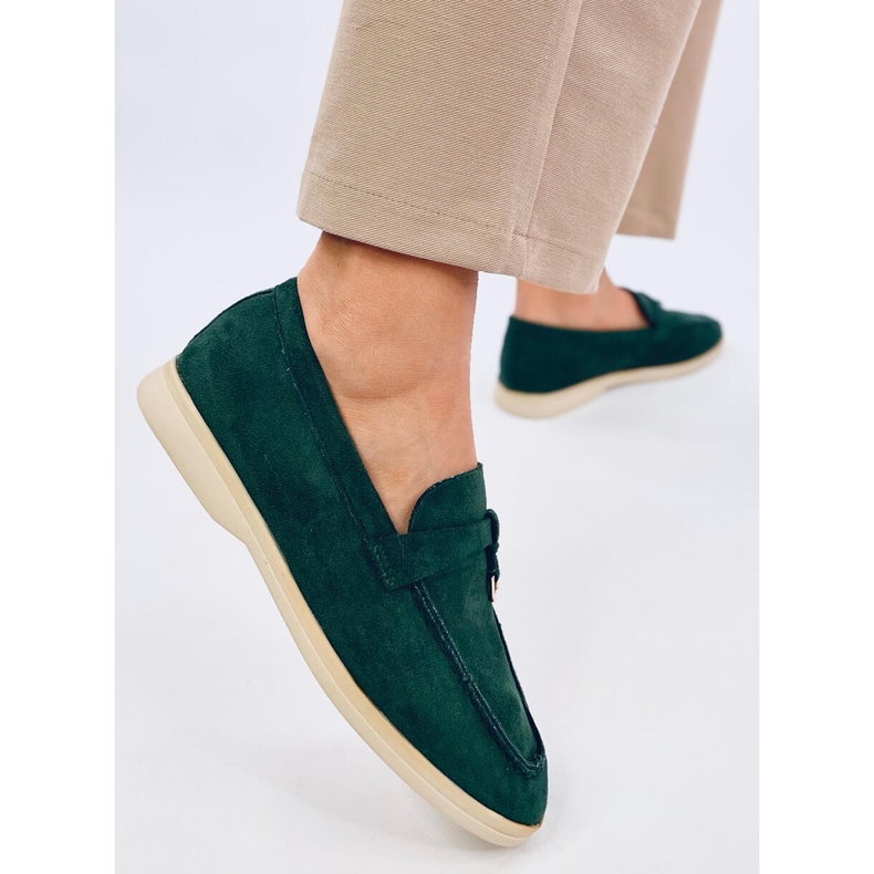 Seastar Soft Green suede moccasins 2