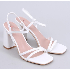 Seastar White stable heel sandals 1