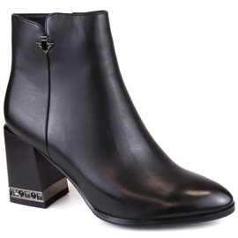 Women's black insulated boots with Filippo DBT4842/23 BK 1