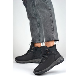 High boots, insulated with zipper, black 3906-1B 1