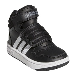 Adidas Hoops Mid Shoes With Velcro GW0408 sports shoes, black 1