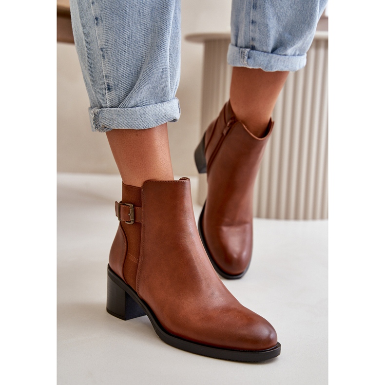 Seastar Women's insulated boots with Camel clamp brown 1