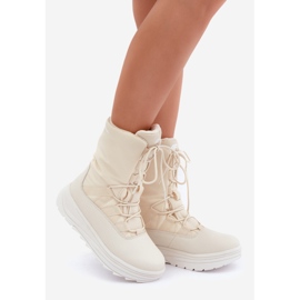 Inua Women's Snow Boots With Primaloft 4F Insulation 4FRAW24FSBSF012 Beige 1