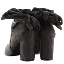 Gray High-heeled boots YBS1612 gray grey 2