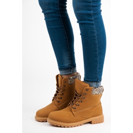 Trappers with glitter brown 2 Trappers with glitter brown 2