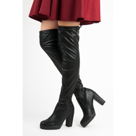 Vices Over-the-knee boots black 1