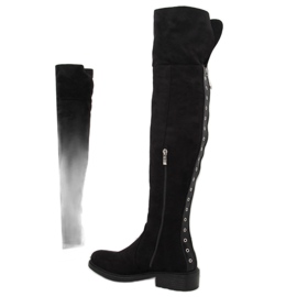 Black boots for women AE63P Black 2