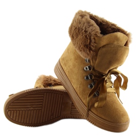 Snow boots from camel GF-179 camel yellow multicolored 1