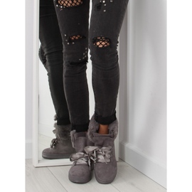 Gray snow boots trappers GF-179 gray grey 2