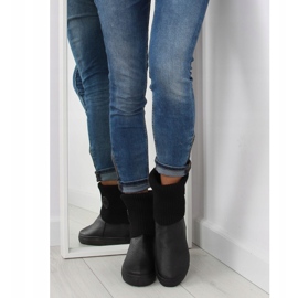 Boots with a wool uppers black NB30 Black 2