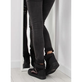 Black insulated sneakers BOK-1103 black 1 Black insulated sneakers BOK-1103 black 1