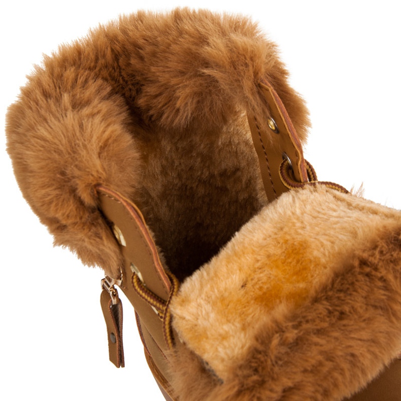 Trappers with fur on the uppers brown 1