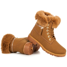 Trappers with fur on the uppers brown 7