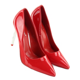 Silver Heels red pumps NF03 Red 2