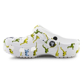 Crocs Classic Character Print Clog 209695-9DH white 5