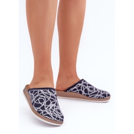 Shiny Women's Slippers Inblu CT000028 Navy Blue 2 Shiny Women's Slippers Inblu CT000028 Navy Blue 2