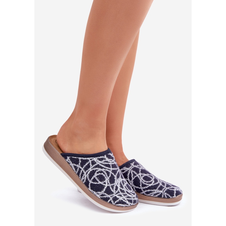 Shiny Women's Slippers Inblu CT000028 Navy Blue 1 Shiny Women's Slippers Inblu CT000028 Navy Blue 1