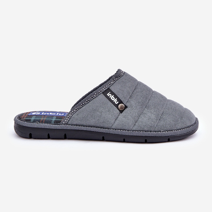 Inblu Comfortable Men's Home Shoes Gray grey 1 Inblu Comfortable Men's Home Shoes Gray grey 1