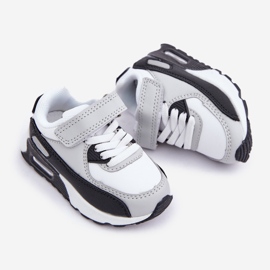 FR1 Children's Platform Sports Shoes, White and Black 1