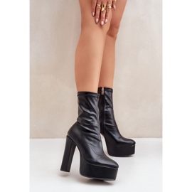 Black High Heels and Platform Ankle Boots 2 Black High Heels and Platform Ankle Boots 2