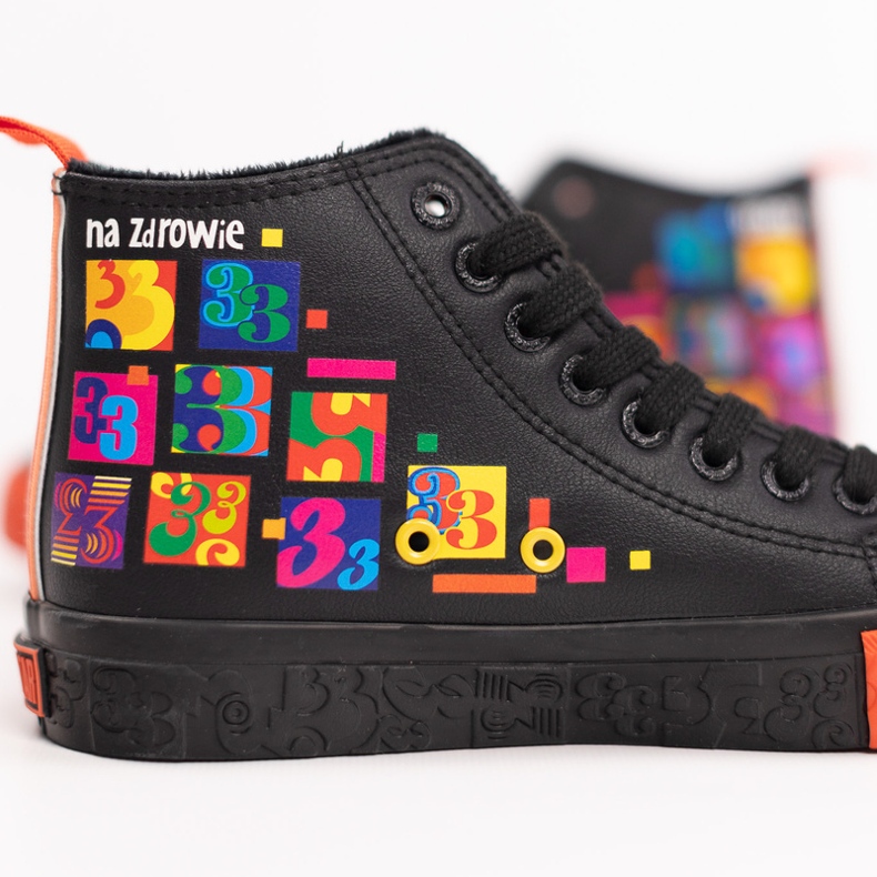 Official women's sneakers by Big Star x Wośp RR274A651 black 1 Official women's sneakers by Big Star x Wośp RR274A651 black 1