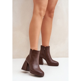 Brown women's ankle boots 1