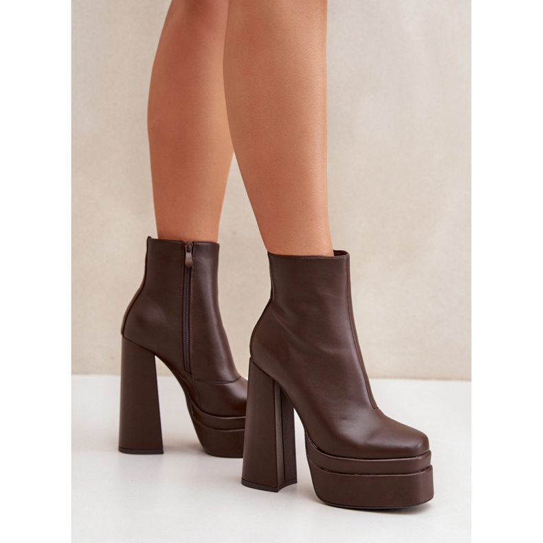 Boots Model Selahra JA-26 Chocolate - Step in style brown 1