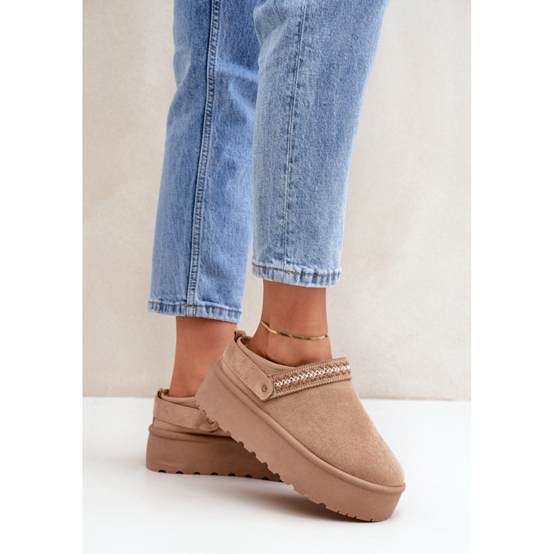 Snow boots Model Selithria PL361 Beige - Step in style 1