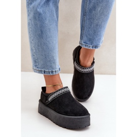 Snow boots Model Selithria PL361 Black - Step in style 1