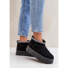 Snow boots Model Heslania HY877 Black - Step in style 1