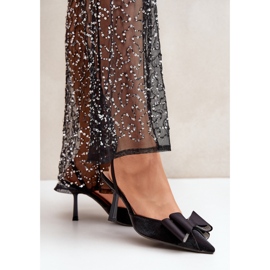 High heels Model Selatea SQC-118 Black - Step in style 1