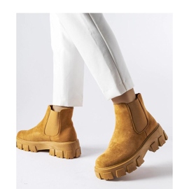 Light brown women's ankle boots Mooca - Solea 1