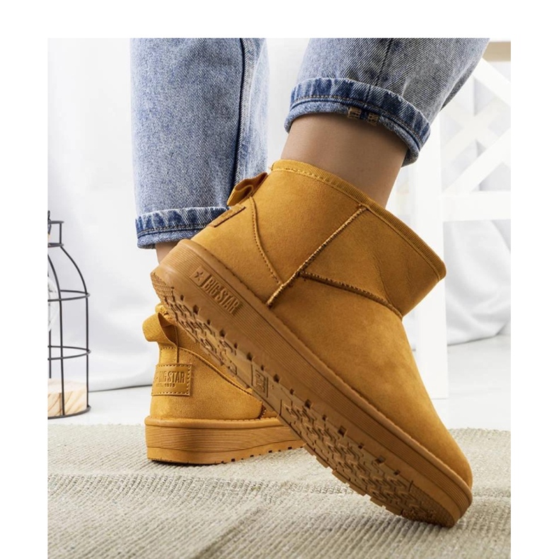 Brown women's snow boots Big Star KK274289-802 - Solea 1