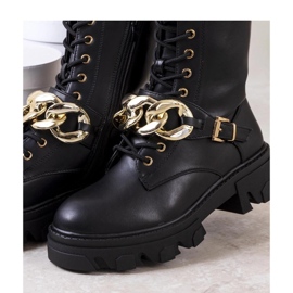 Black boots with chain Laboy - Solea 1