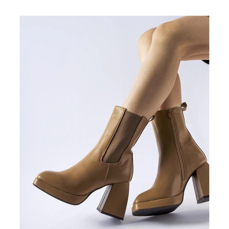 Brown insulated ankle boots from Adamo - Solea 1