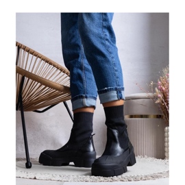 Black women's ankle boots Conta - Solea 1