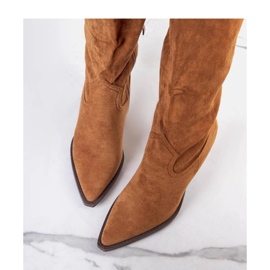 Brown insulated cowboy boots from Ezer - Solea 1
