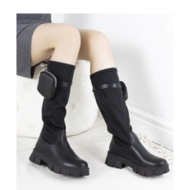 Black boots with a bag Joly - Solea 1
